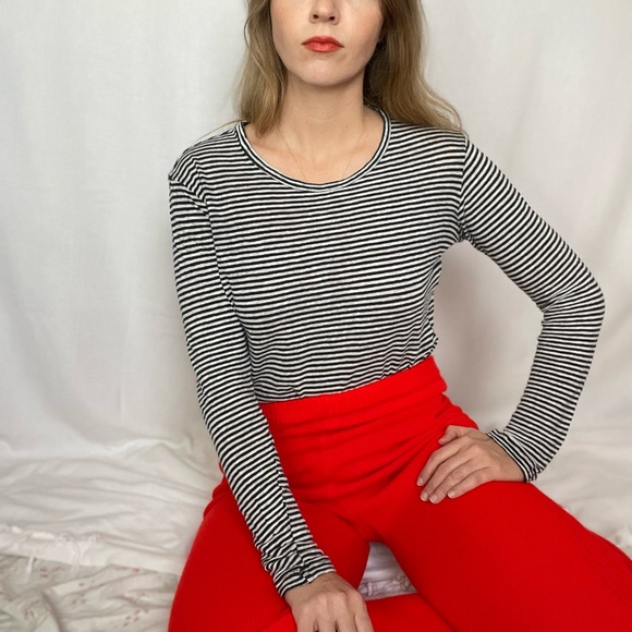 Isabel Marant Tops - Isabel Marant Étoile Striped Long Sleeved Top